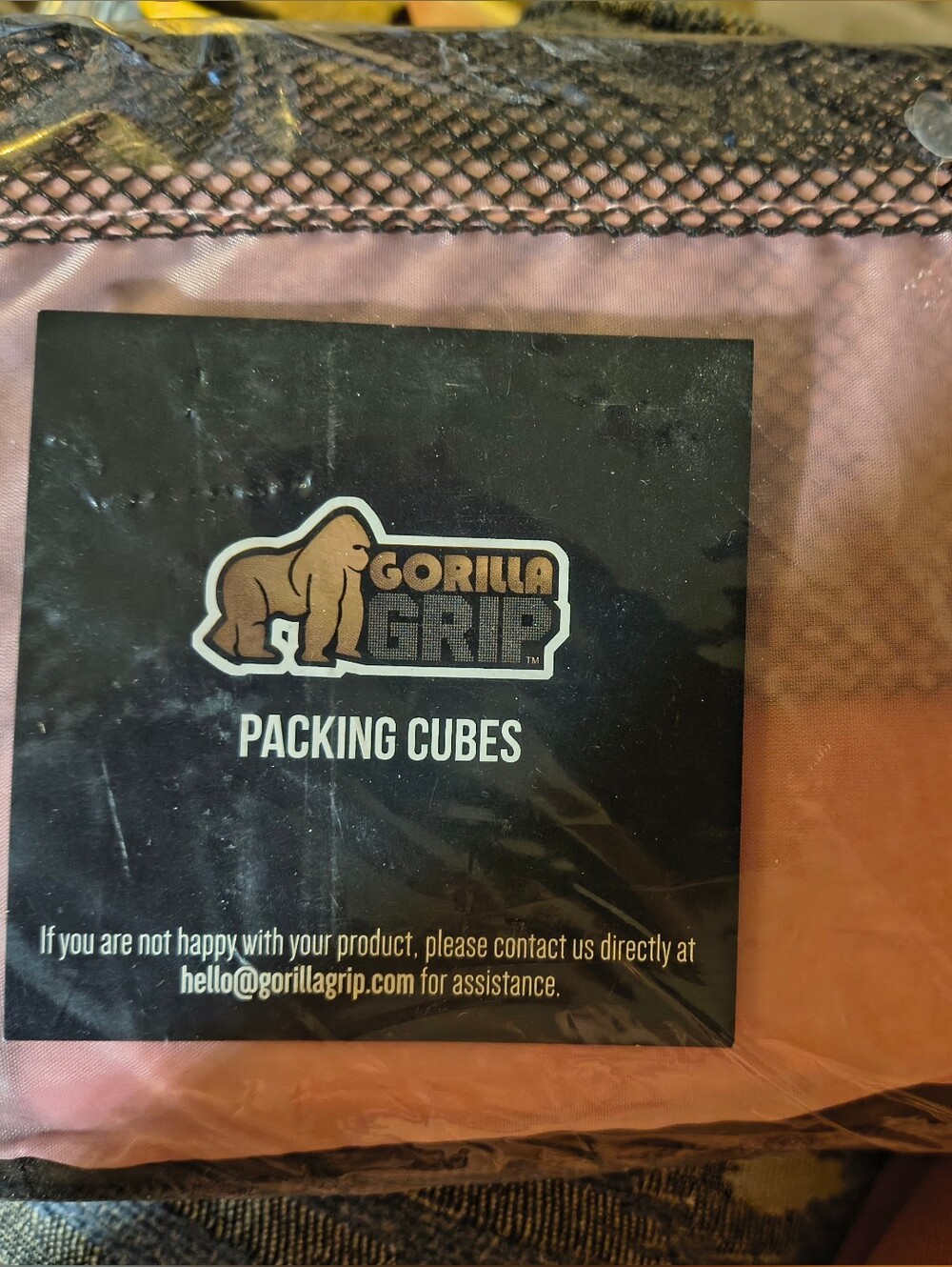 Gorilla Grip Packing Cubes (3 Pack) ) in Orange & Black NWT
